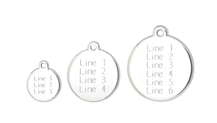 Red Dingo Enamel Tag Italian Flag White