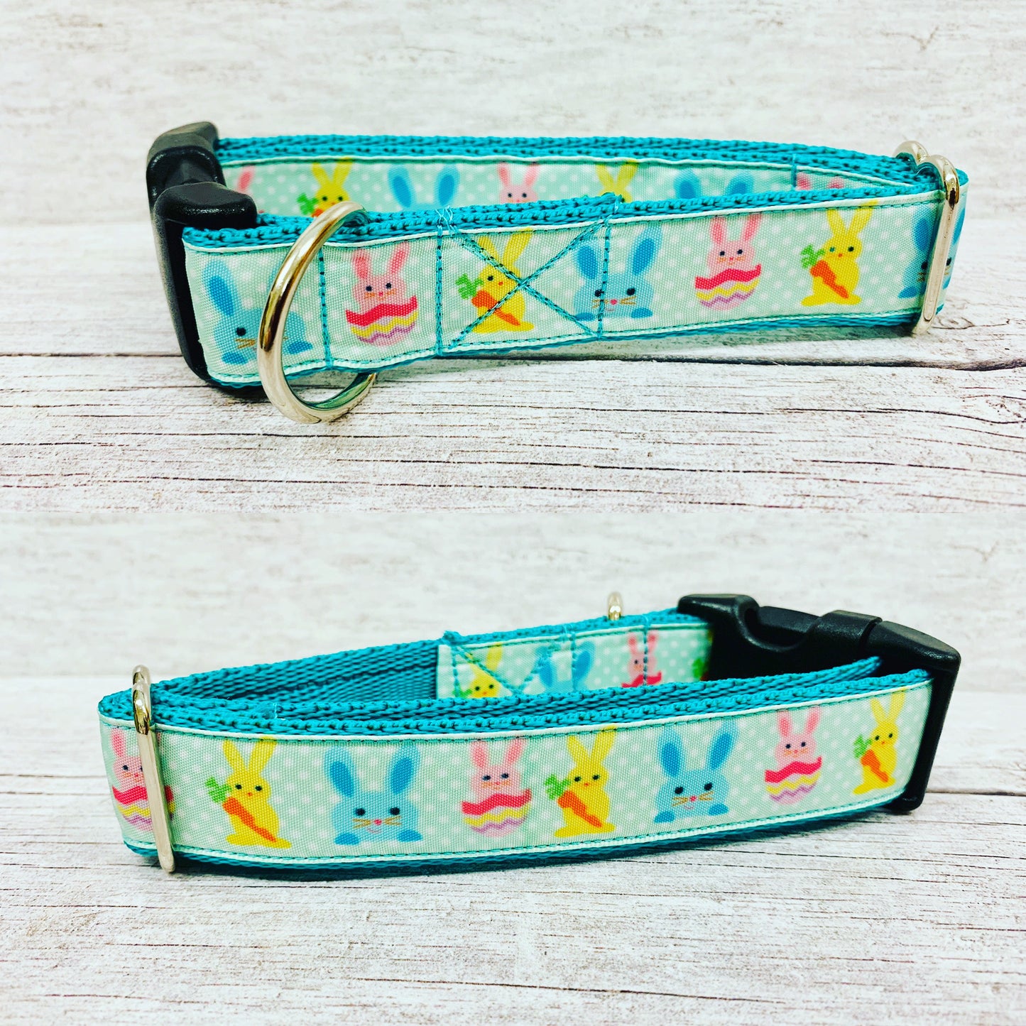 Easter Bunny Dog Collar - View 3 | Dottie's Pet Boutique