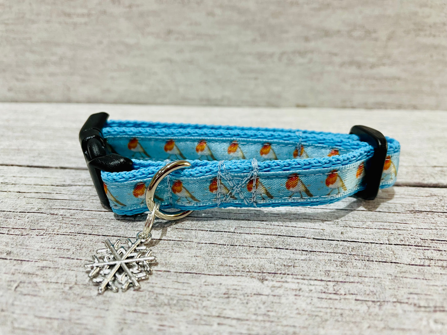 Robins Christmas Xmas Kitten/Cat Collar