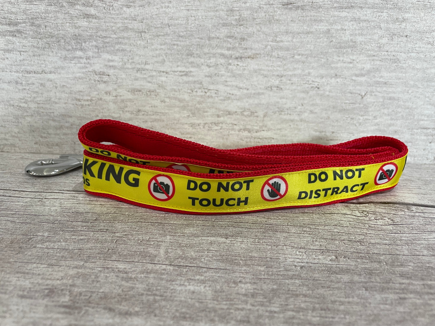 I'm Working - Do Not Distract - Do Not Touch - No Photos Dog Ribbon Lead/Leash