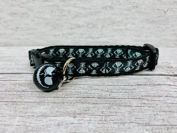 Halloween Skeleton Cat Collar
