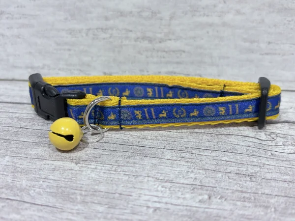 Greek Roman Cat Collar - Handmade in the UK 1