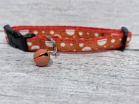 Spots & Dots Cat Collar - Handmade in the UK 9