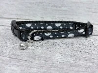 Spots & Dots Cat Collar - Handmade in the UK 4