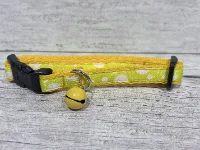 Spots & Dots Cat Collar - Handmade in the UK 3