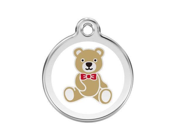 Red Dingo Teddy Bear Enamel Tag (1TB)