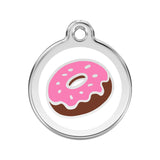 Red Dingo Donut Enamel Tag (1DO)