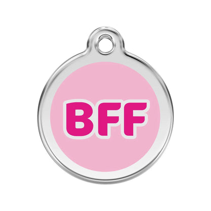 Red Dingo Enamel BFF Tag