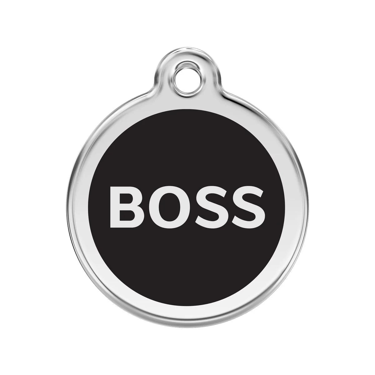 Red Dingo Enamel Boss Tag