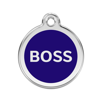 Red Dingo Enamel Boss Tag