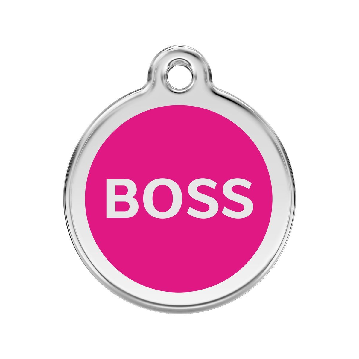 Red Dingo Enamel Boss Tag