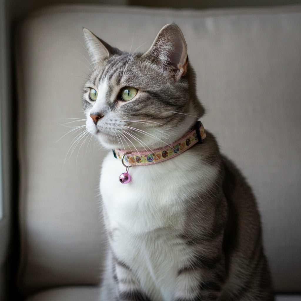 Easter Egg Cat Collar with Bell