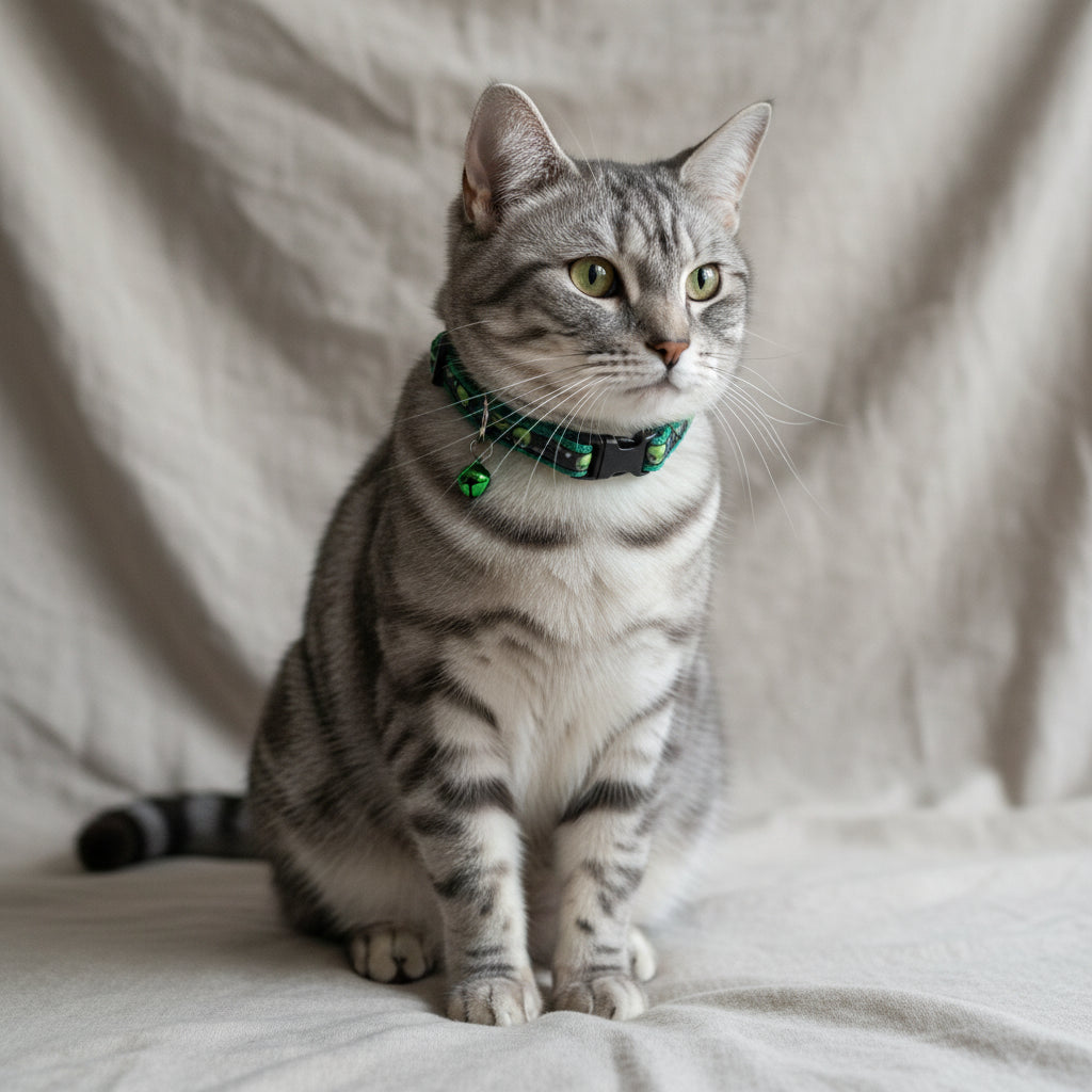 Alien Cat Collar with Bell