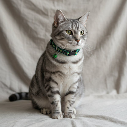 Alien Cat Collar with Bell