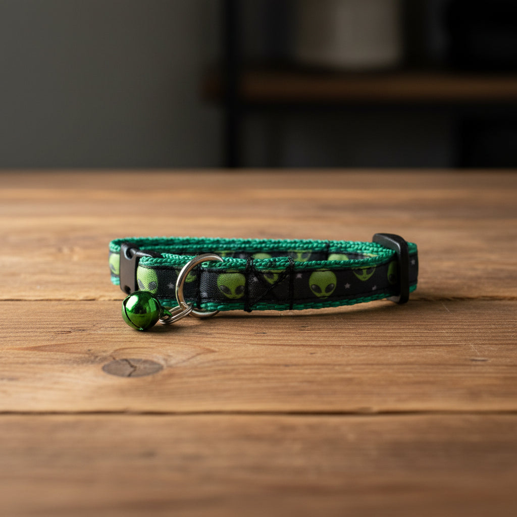 Alien Cat Collar with Bell