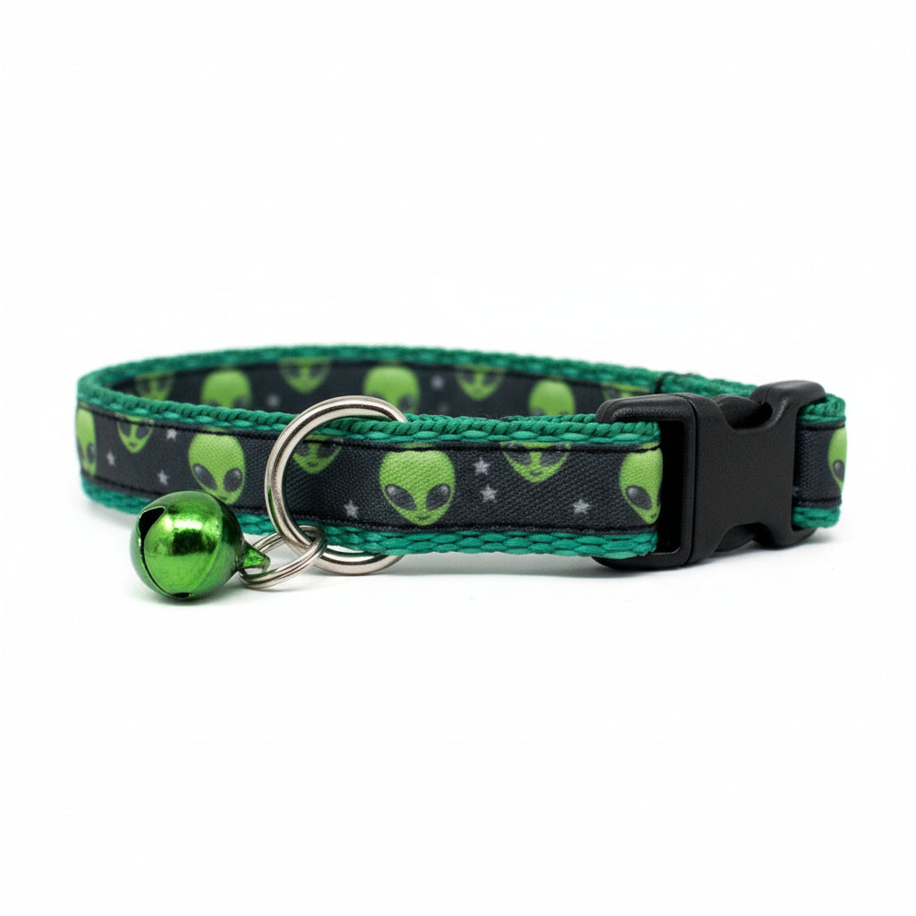 Alien Cat Collar with Bell