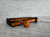 Autumn Pumpkin Acorn Leaf Kitten/Cat Collar