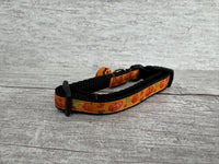 Autumn Pumpkin Acorn Leaf Kitten/Cat Collar