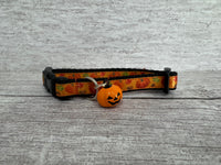 Autumn Pumpkin Acorn Leaf Kitten/Cat Collar