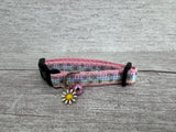 Pastel Checker Daisy Kitten/Cat Collar