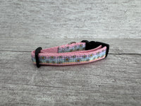 Pastel Checker Daisy Kitten/Cat Collar
