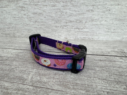 Multi Donuts Doughnuts Sweet Cake Cat Collar - View 3 | Dottie's Pet Boutique