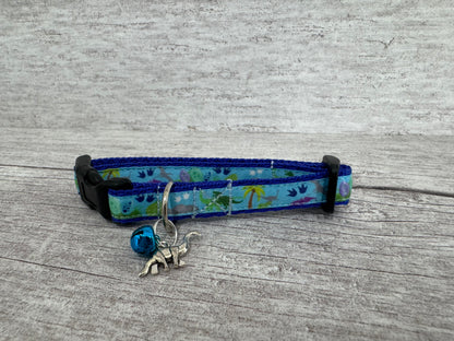 Dinosaurs Cat Collar - View 6 | Dottie's Pet Boutique
