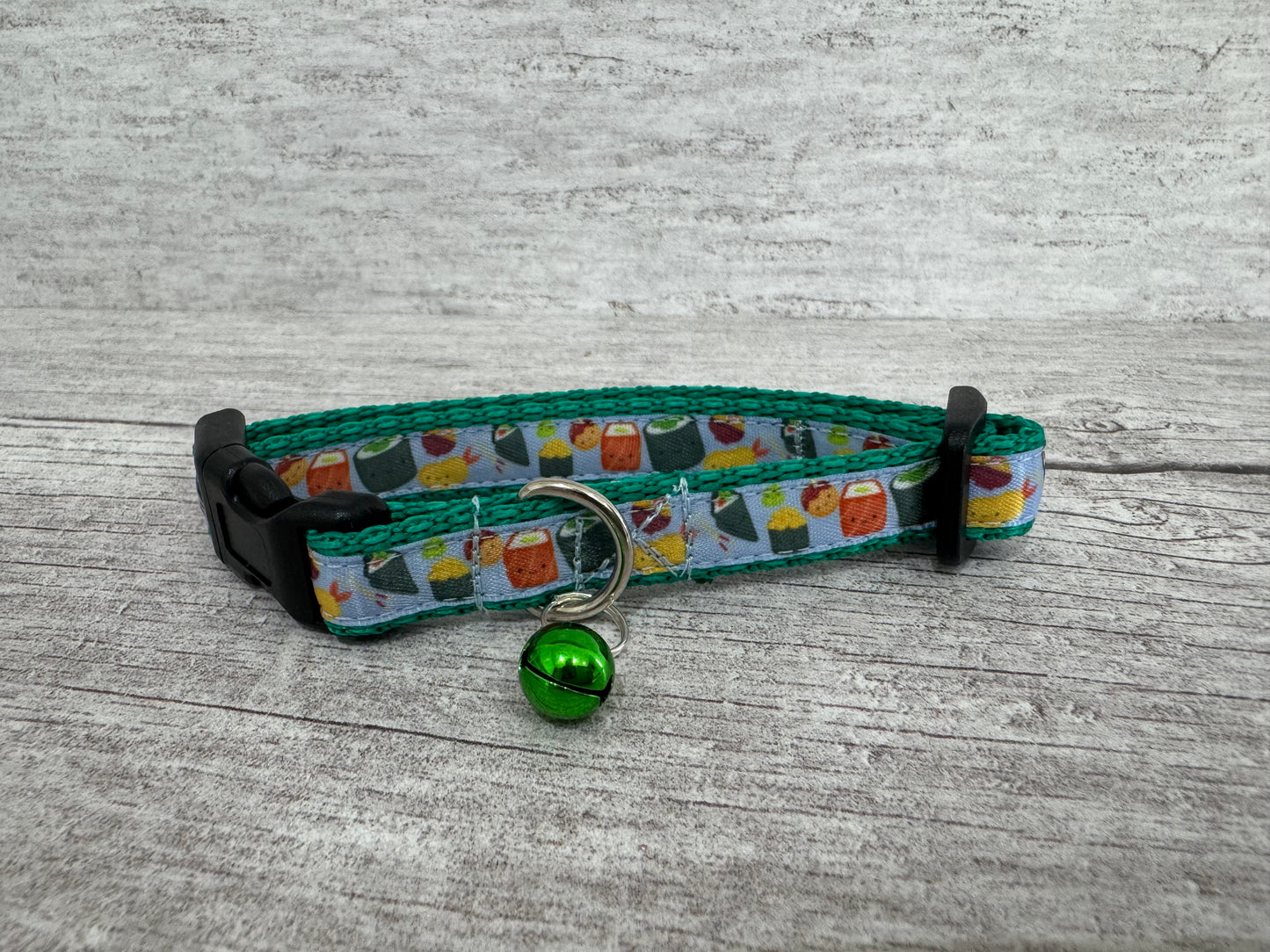 Sushi Cat Collar - Handmade in the UK | Dottie's Pet Boutique