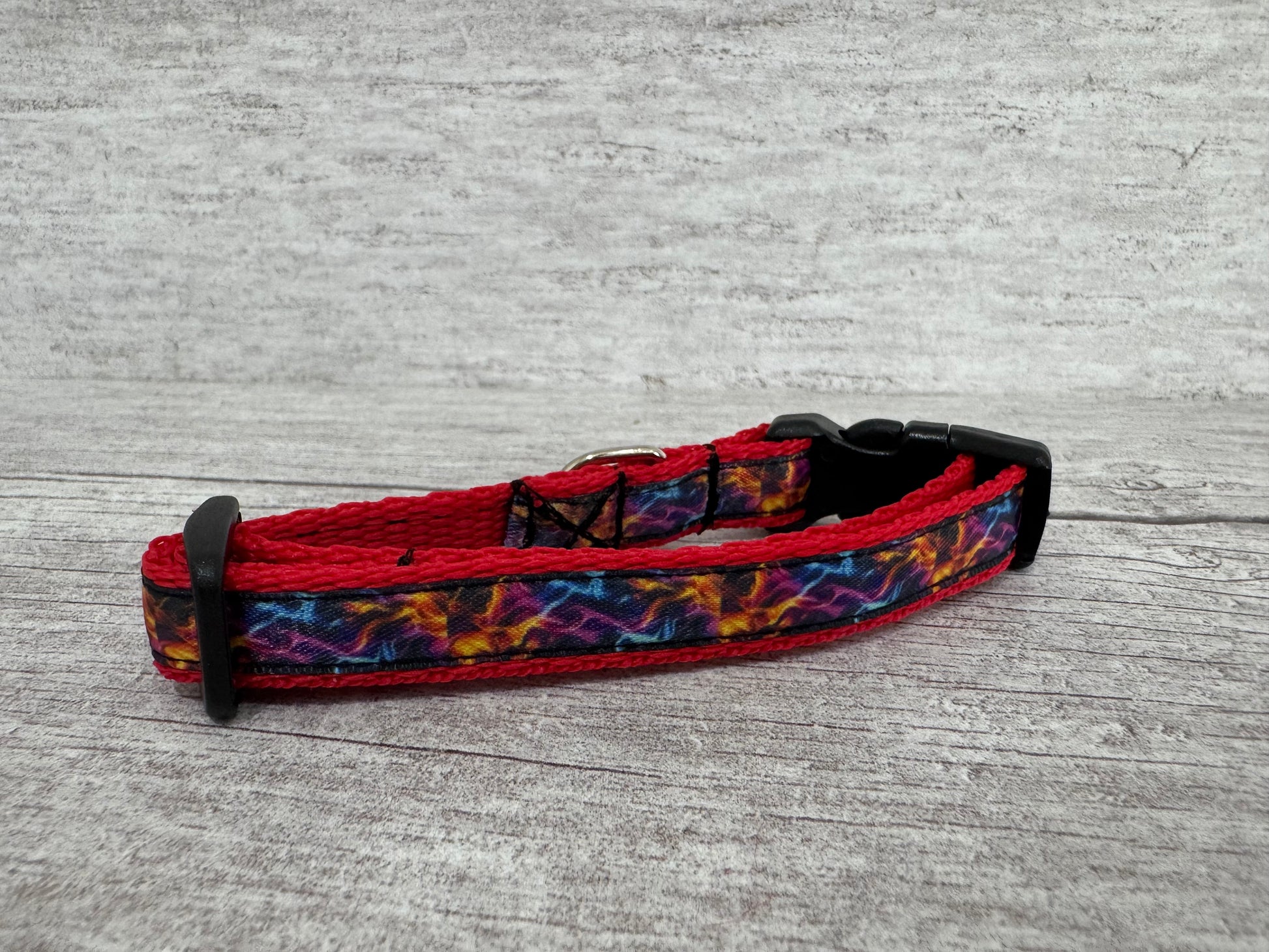 Fire Flame Hot Puppy/Small Dog Collar - View 2 | Dottie's Pet Boutique