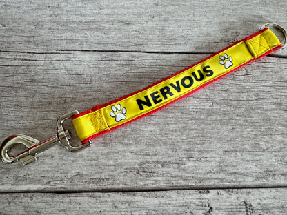 Support Dog Alert Short Extension Dog Lead | UK