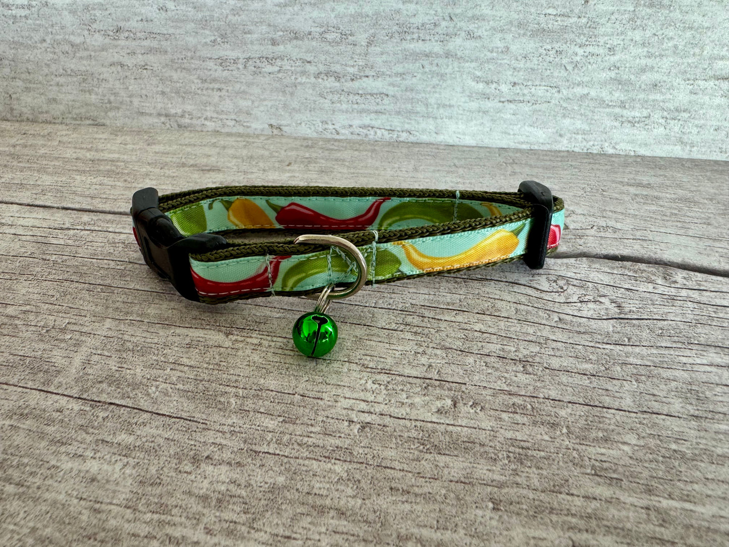 Chilli Peppers Cat Collar
