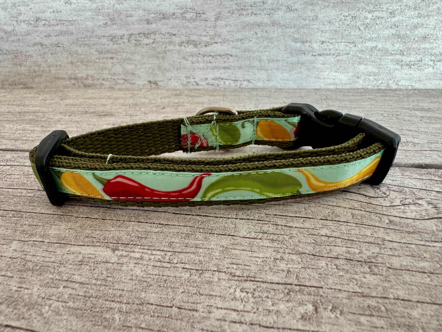 Chilli Peppers Cat Collar