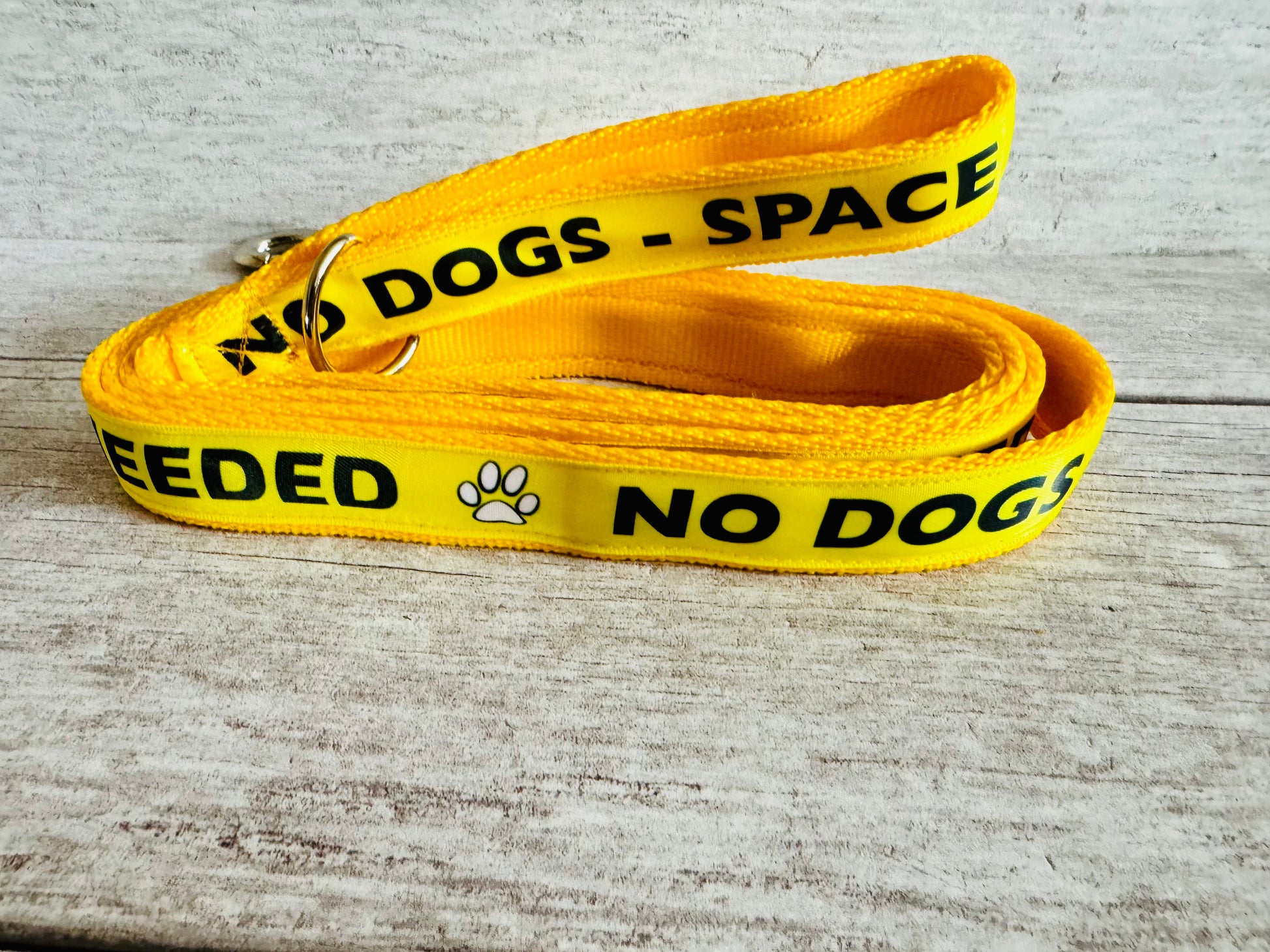 No Dogs - Space Needed Alert Dog Lead - View 3 | Dottie's Pet Boutique