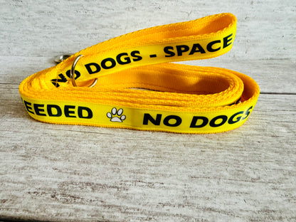 No Dogs - Space Needed Alert Dog Lead - View 3 | Dottie's Pet Boutique