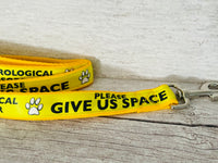 Neurological Disorder - Please Give Us Space Dog Ribbon Dog Lead/Leash