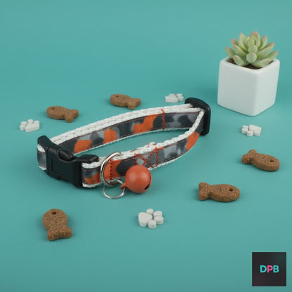 Camo Cat Collar with Bell