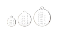 Red Dingo Enamel Tag Atom Black