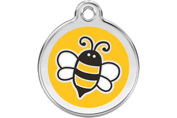 Red Dingo Enamel Tag Bumble Bee - Custom Dog Collars