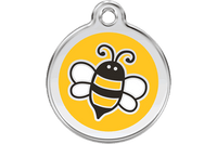 Red Dingo Enamel Tag Bumble Bee - Custom Dog Collars