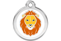 Red Dingo Lion Enamel Tag (1LIW)