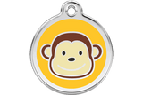 Red Dingo Monkey Enamel Tag (1MKY)
