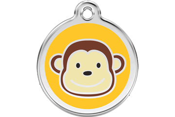 Red Dingo Monkey Enamel Tag (1MKY)