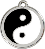 Red Dingo Enamel Tag Ying & Yang
