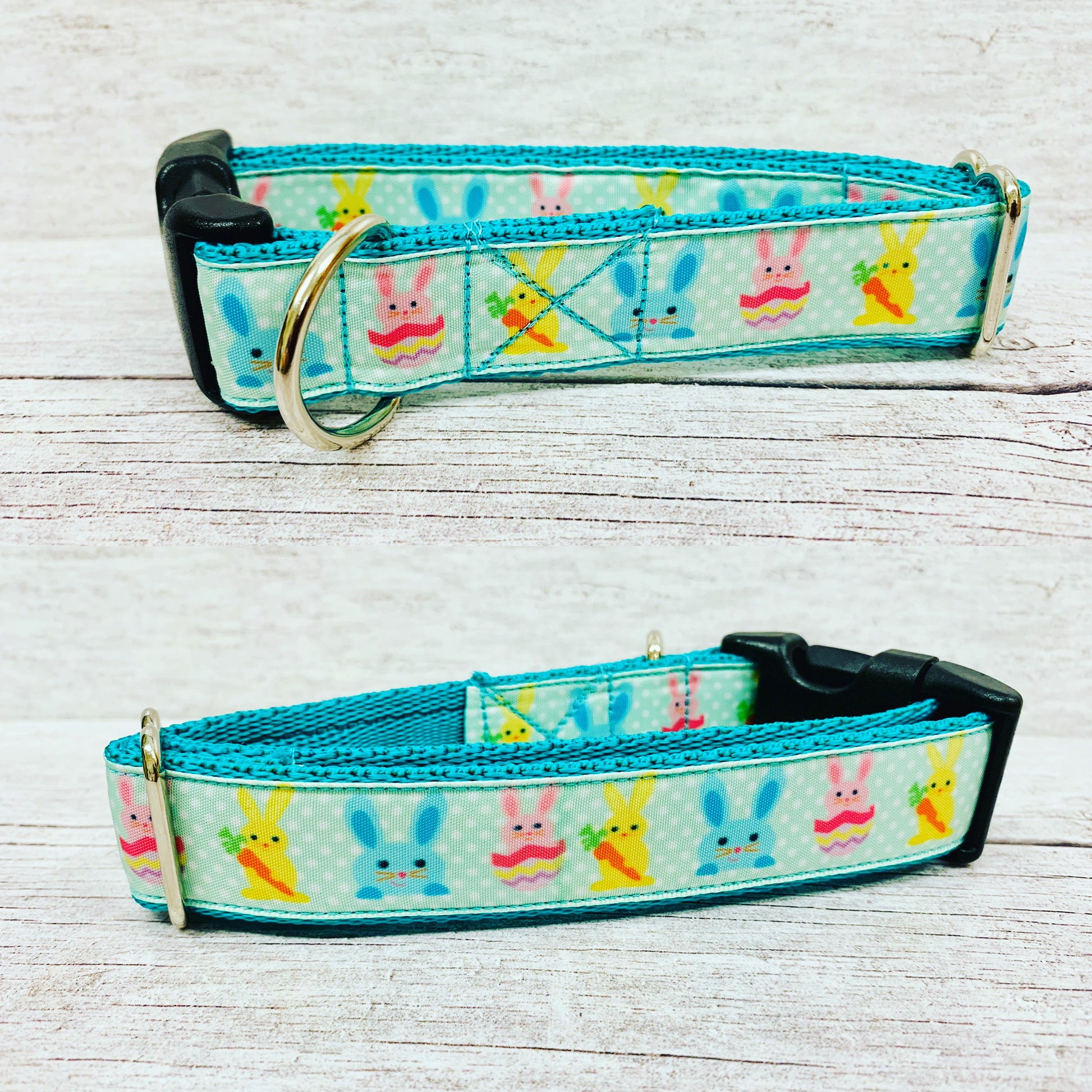 Easter Bunny Dog Collar - View 3 | Dottie's Pet Boutique