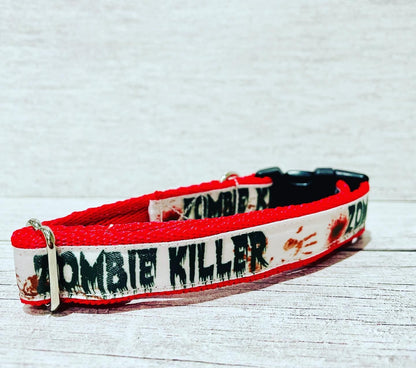 Zombie Killer Dog Collar - View 2 | Dottie's Pet Boutique