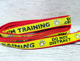 I'm Training Do Not Distract Ribbon Lead/Leash
