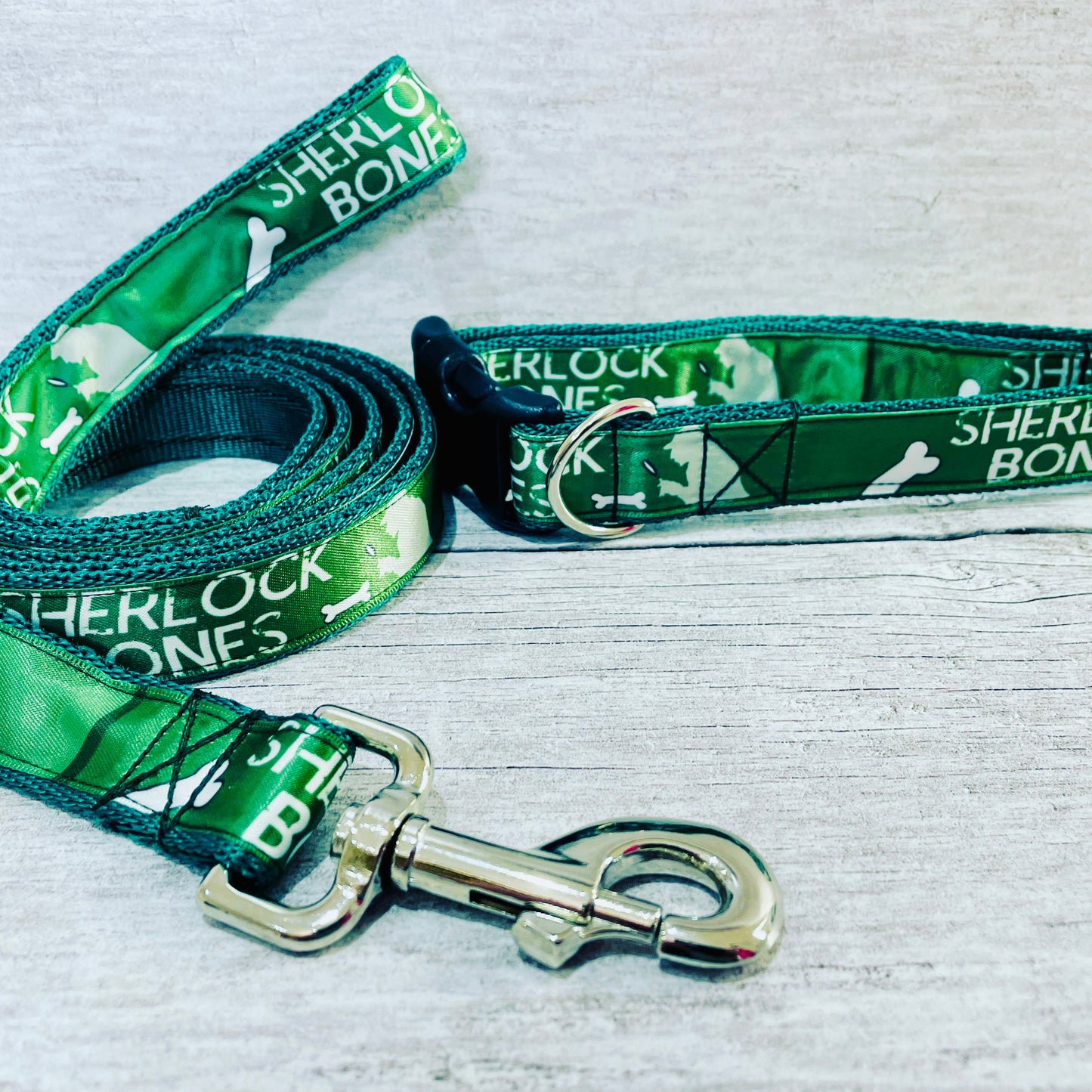 Sherlock Bones Sherlock Holmes Collar - View 10 | Dottie's Pet Boutique