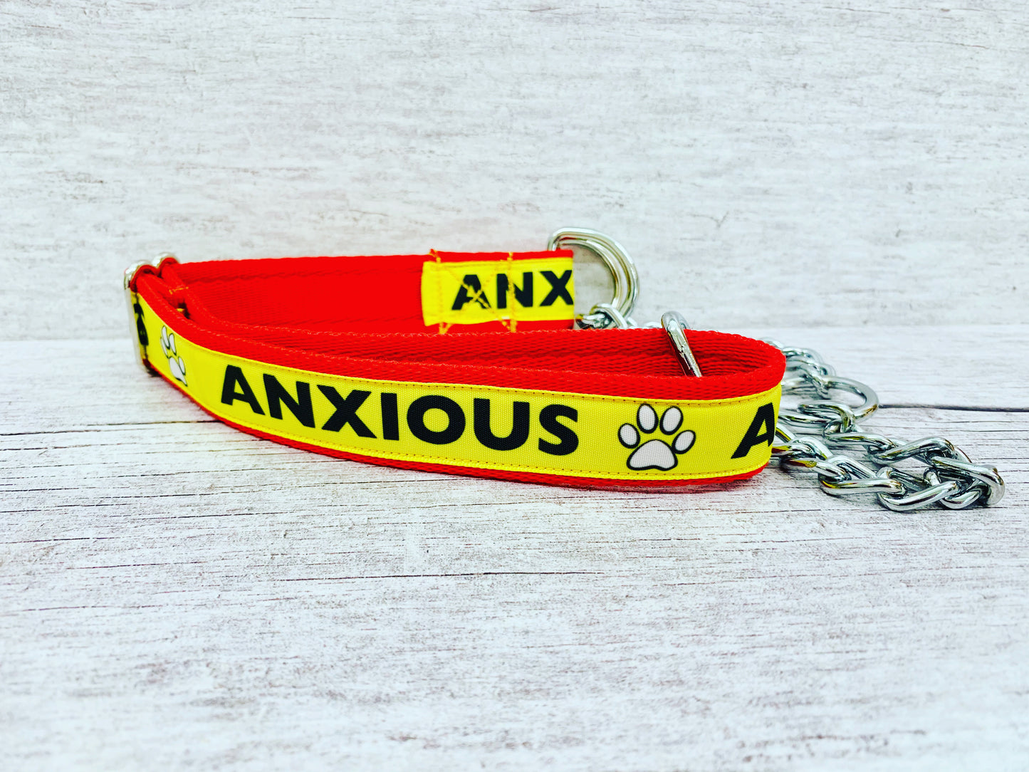 Anxious - Alert Dog Collar - View 2 | Dottie's Pet Boutique