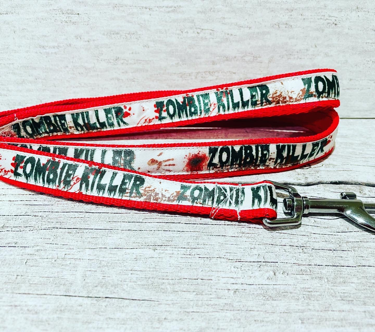 Zombie Killer Dog Collar - View 3 | Dottie's Pet Boutique