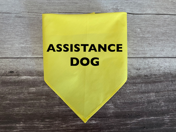 Assistance Dog Bandana - Tie on